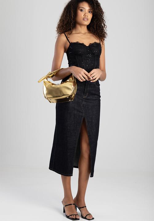 SISSY BOY - Materlica top handle bag - gold