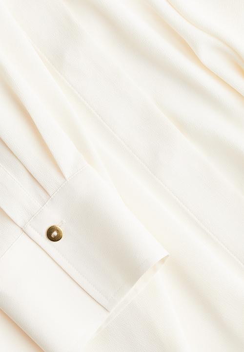 H&M - Crêpe shirt - cream