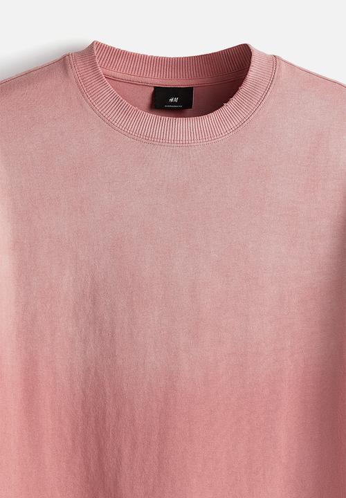 H&M - Oversized fit t-shirt - pink