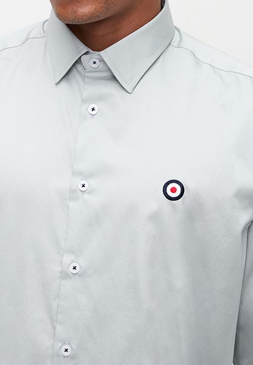 Ben Sherman - Essential target shirt long sleeve - ash grey