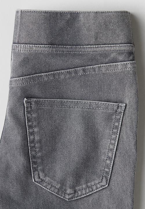 H&M - Flared jersey trousers - grey