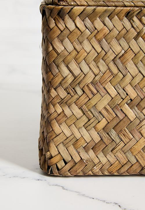 Sixth Floor - Seagrass Storage Boxes Natural 