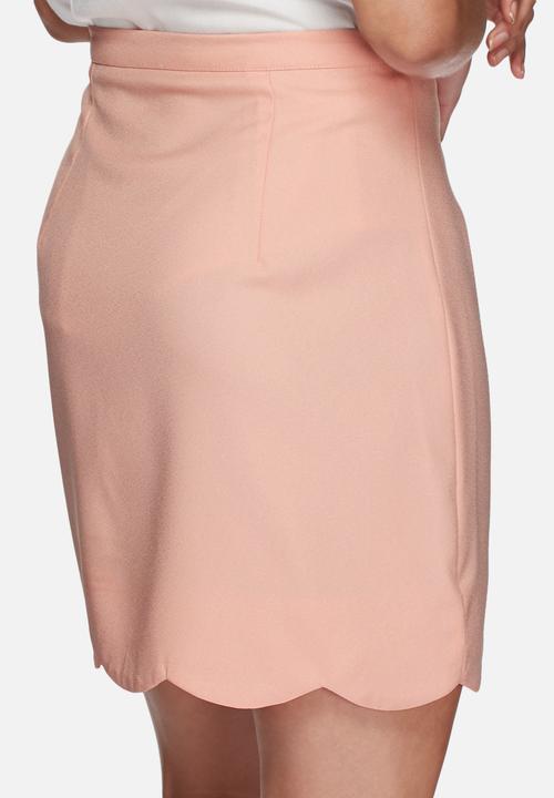 Glamorous - Scalloped mini skirt