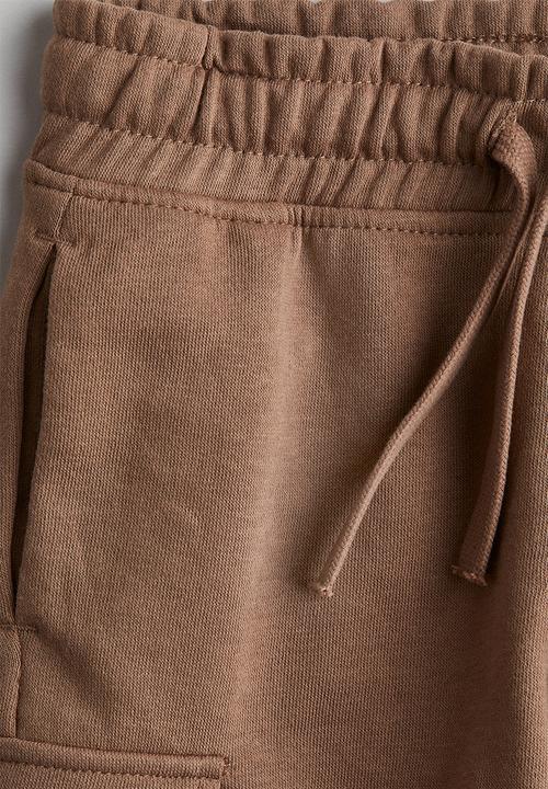 H&M - Sweatshirt cargo shorts - brown