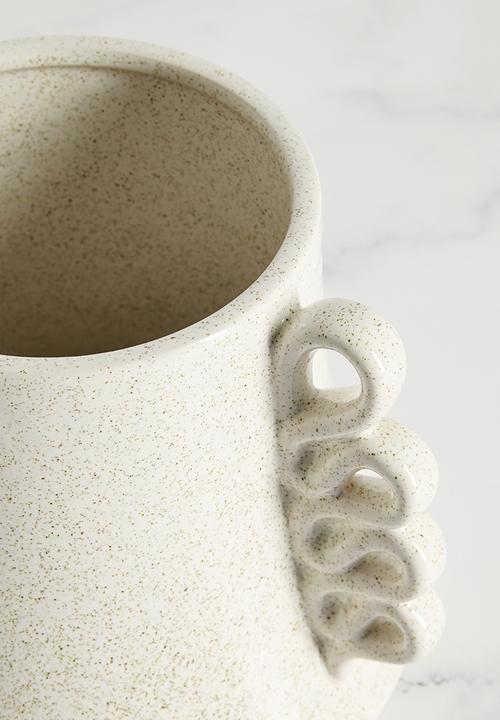 Sixth Floor - Planter Stoneware - White