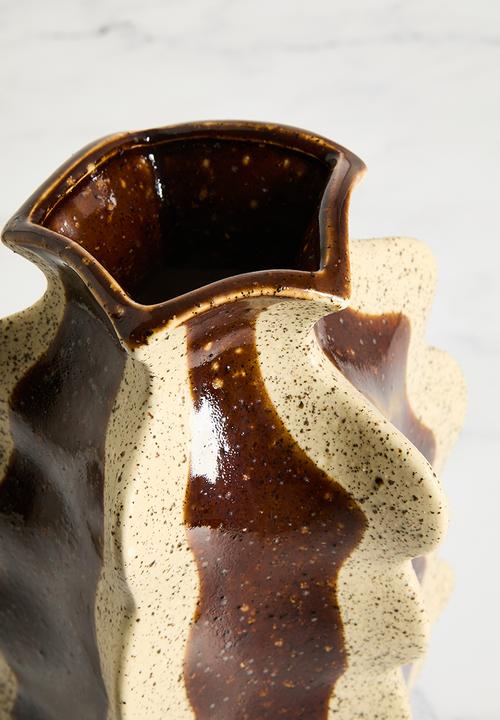 Sixth Floor - Vase Stoneware - Brown