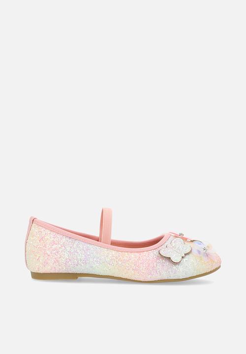 Pop Candy - Floral décor pumps - pink