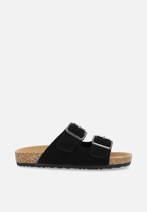 Pop Candy - Twin strap sandal - black