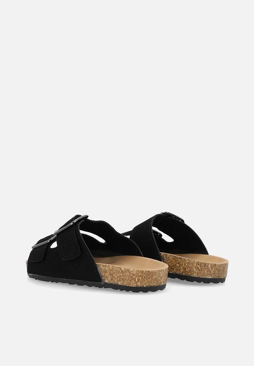 Pop Candy - Twin strap sandal - black