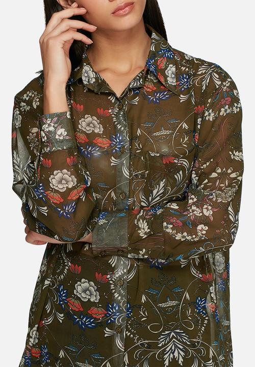 Glamorous - Floral chiffon shirt