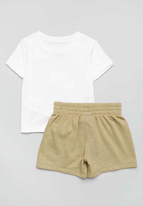 Nike - Nike knit short set - parachute beige