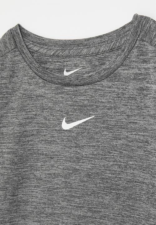Nike - Nike dri-fit short sleeve top - black heather