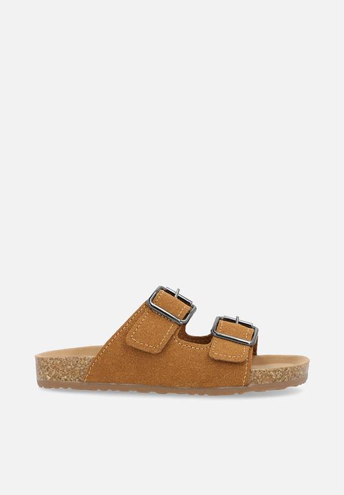 Pop Candy - Twin strap sandal - tan brown