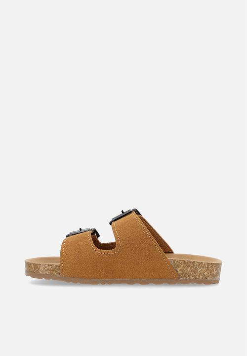 Pop Candy - Twin strap sandal - tan brown