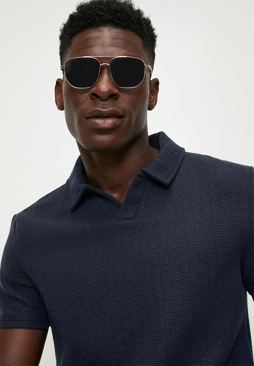 Brave Soul - Polo T-Shirts - Navy