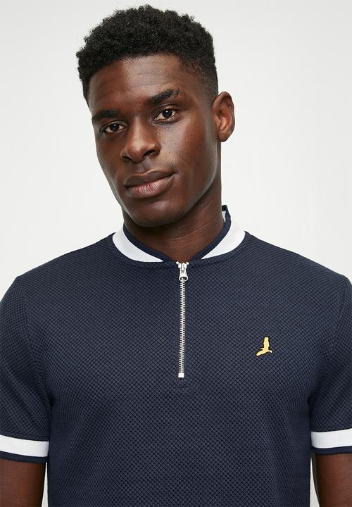 Brave Soul - Polo T-Shirts - Navy