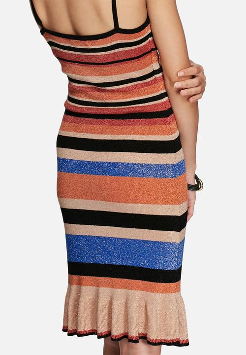 Glamorous - Lurex stripe dress
