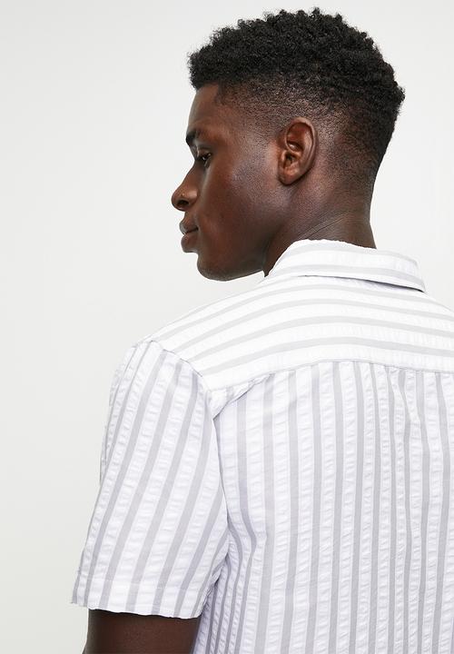 Brave Soul - Shirts - Grey & White