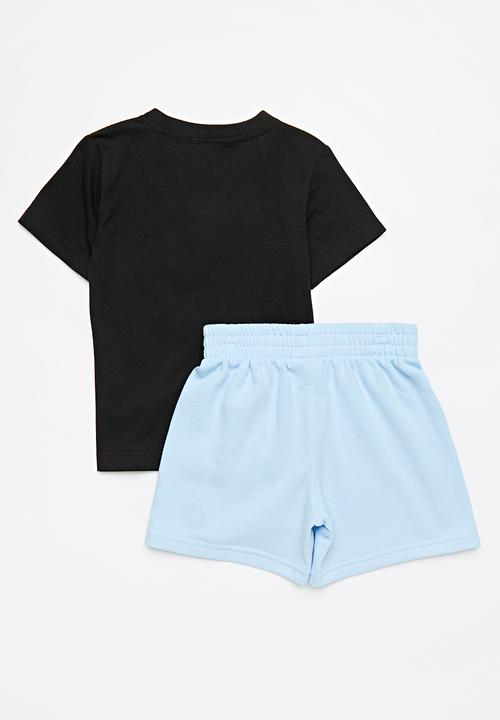 Nike - Nike knit short set - psychic blue