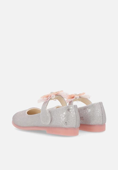 Pop Candy - Bow décor glitter pumps - pink