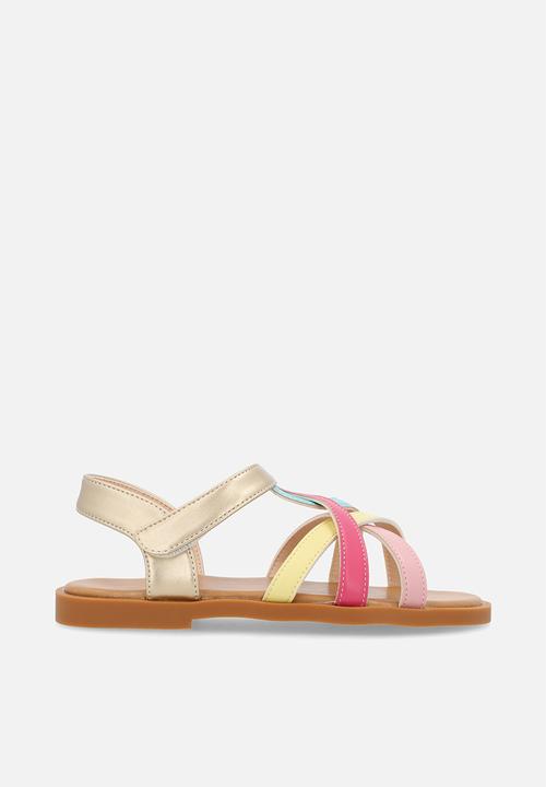 Pop Candy - Colour block sandal - multi