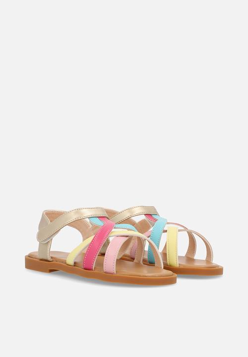 Pop Candy - Colour block sandal - multi