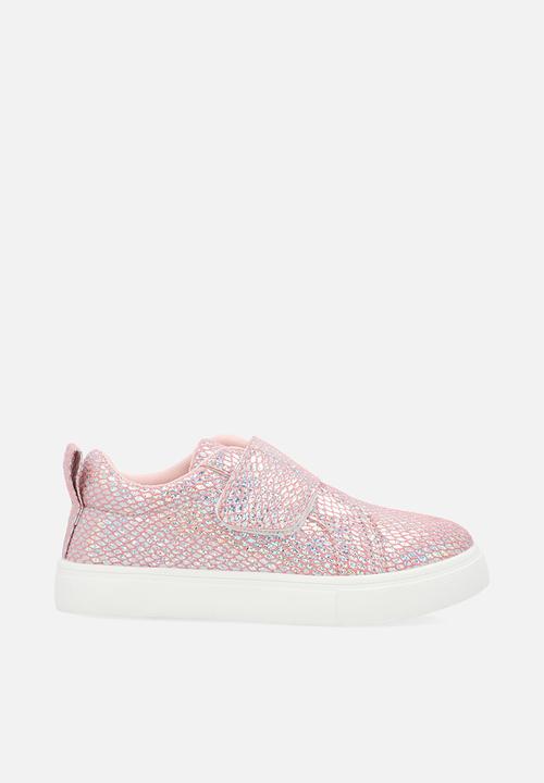 Pop Candy - Metallic strap sneakers - pink