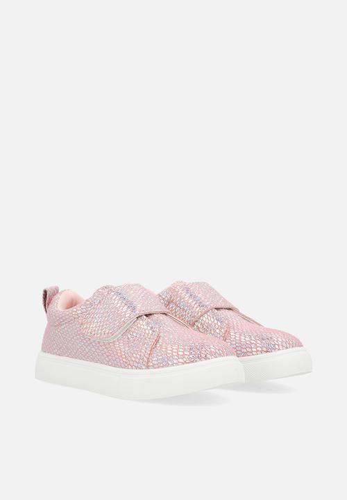 Pop Candy - Metallic strap sneakers - pink