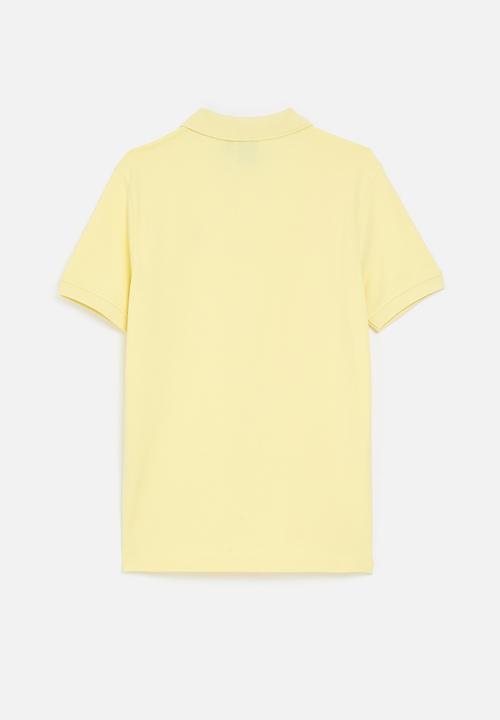 POLO - Boys austin short sleeve golfer - soft yellow