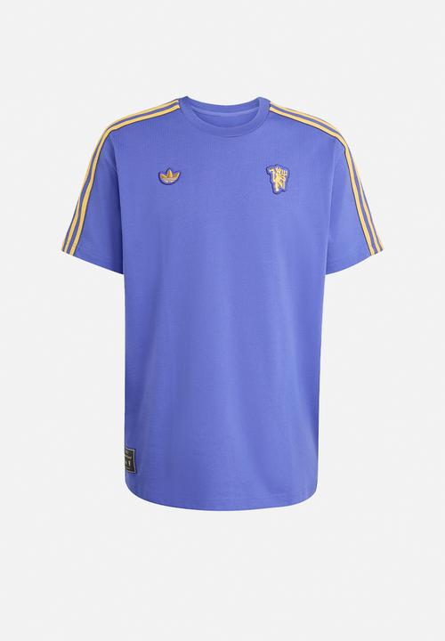 adidas Originals - Manchester United Terrace Icons Tee - Purple