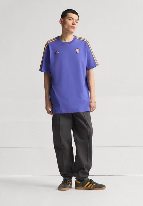 adidas Originals - Manchester United Terrace Icons Tee - Purple
