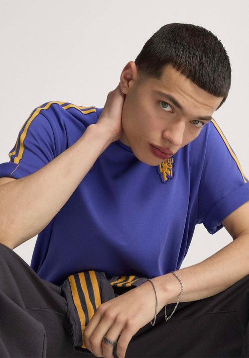 adidas Originals - Manchester United Terrace Icons Tee - Purple