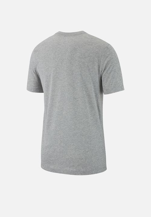 Nike - Nike Dri-Fit Tee Dri-Fitc Crew Solid - Dk Grey Heather/Black
