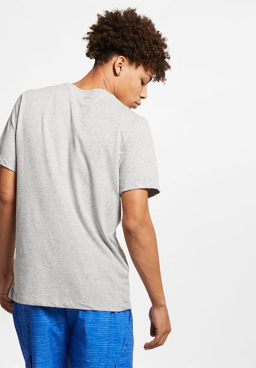 Nike - Nike Dri-Fit Tee Dri-Fitc Crew Solid - Dk Grey Heather/Black