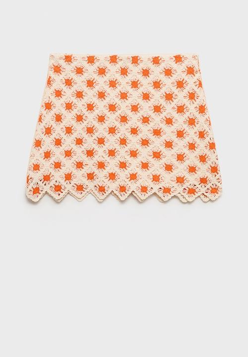 MANGO - Skirt Cameron - Orange