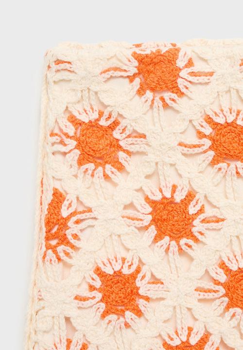 MANGO - Skirt Cameron - Orange