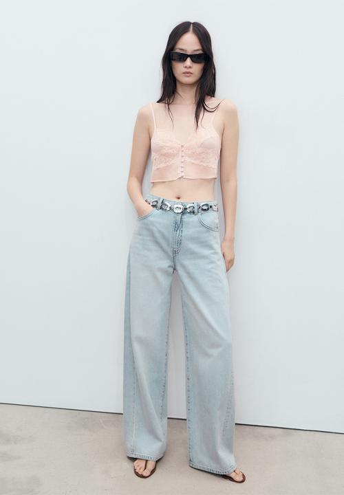 MANGO - Jeans Ivanna - Open Blue