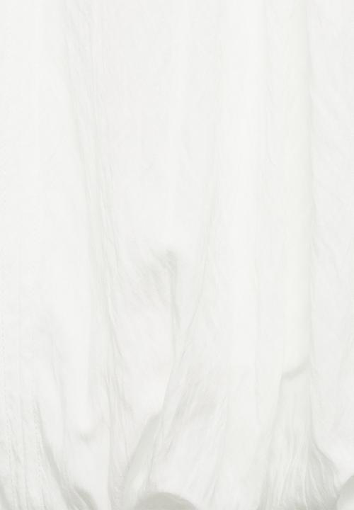 MANGO - Dress Pumpkin - White