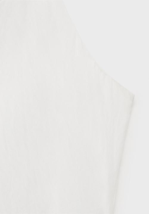 MANGO - Dress Pumpkin - White