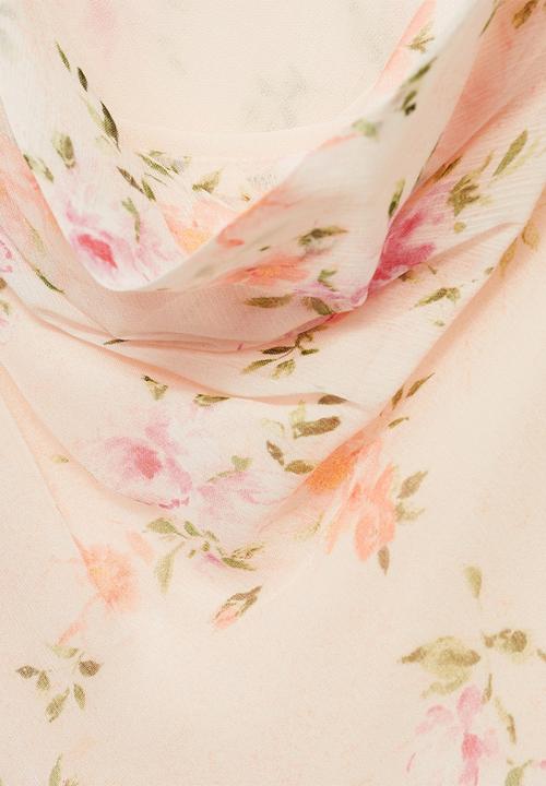 MANGO - Dress Betty - Light Pastel Orange