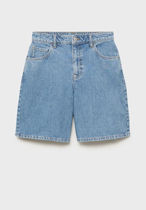 MANGO - Bermudas Camilla - Open Blue