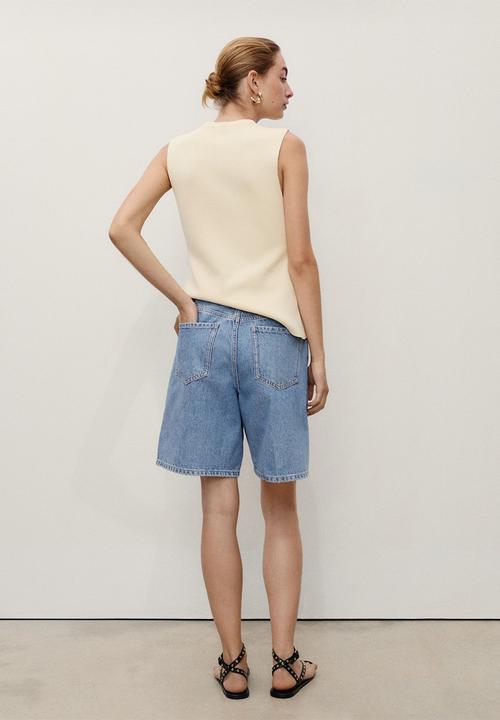 MANGO - Bermudas Camilla - Open Blue