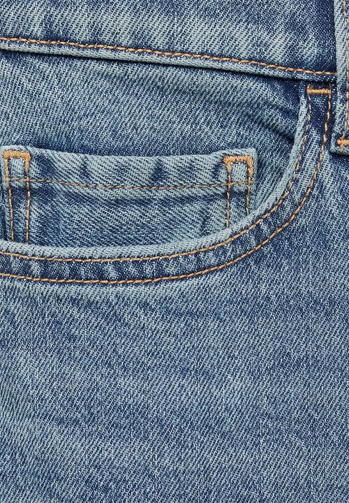 MANGO - Jeans Newmom - Open Blue