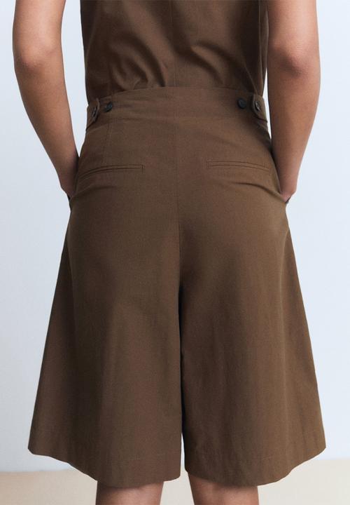 MANGO - Bermudas Huga - Brown
