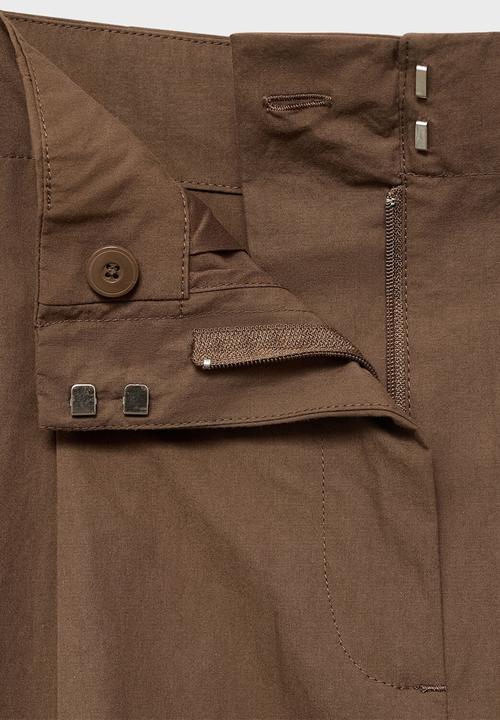 MANGO - Bermudas Huga - Brown