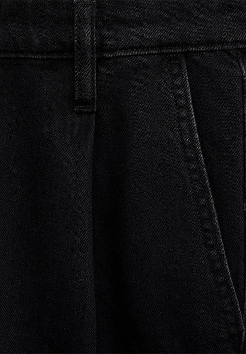 MANGO - Bermudas Marina - black denim