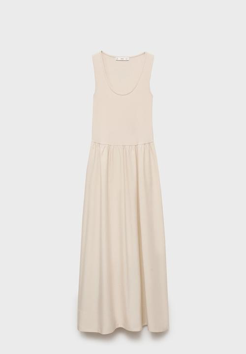 MANGO - Dress Valvi - Light Beige