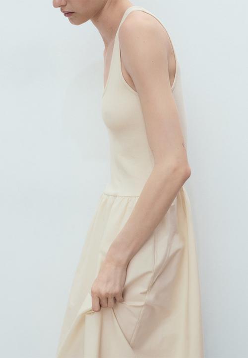 MANGO - Dress Valvi - Light Beige