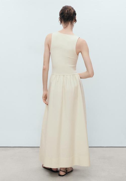 MANGO - Dress Valvi - Light Beige