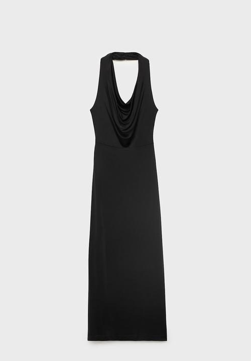 MANGO - Dress Halt - Black